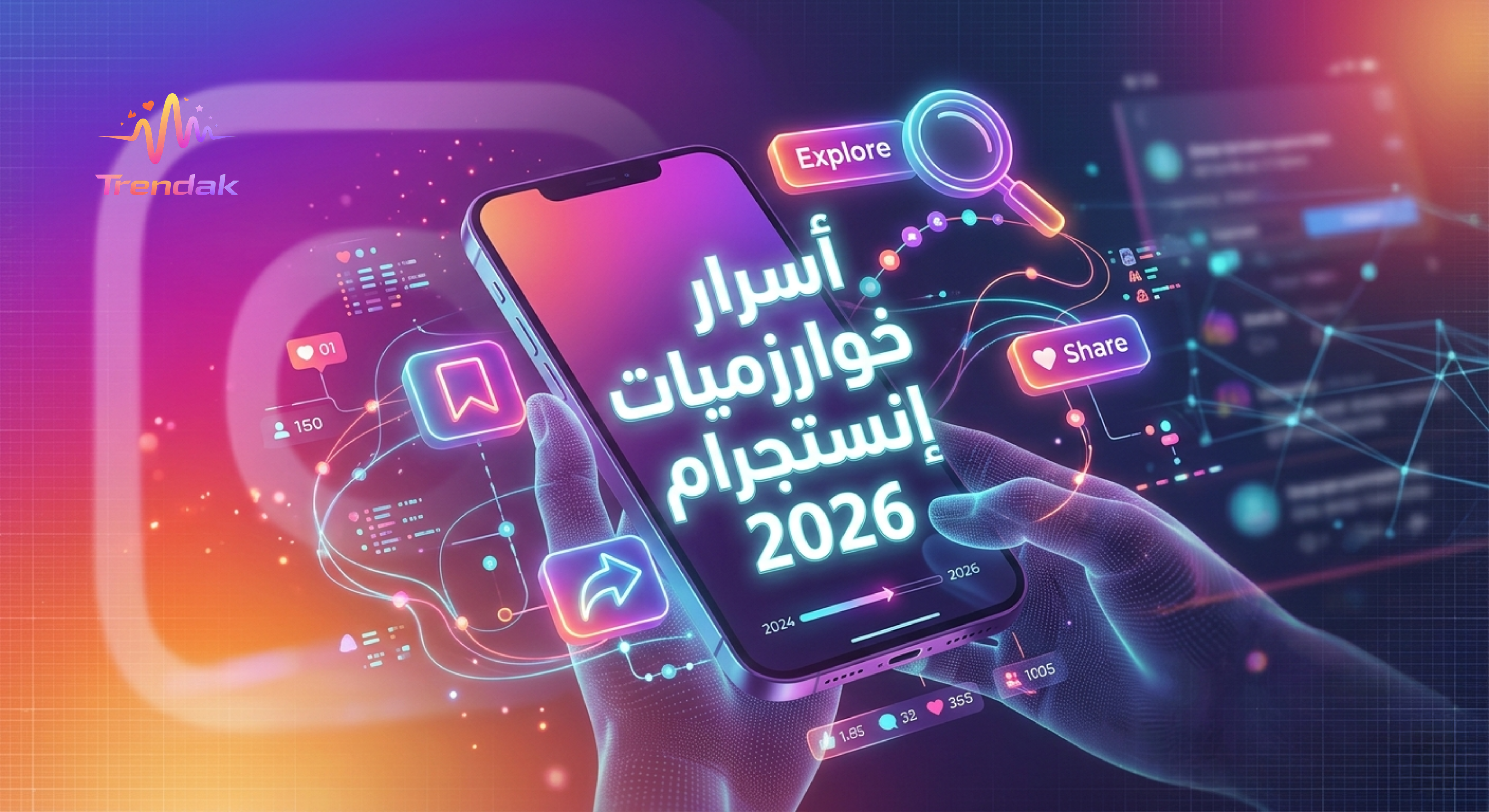 خوارزميات إنستجرام 2026.. كيف تظهر في Explore بدون إعلانات وتضاعف التفاعل