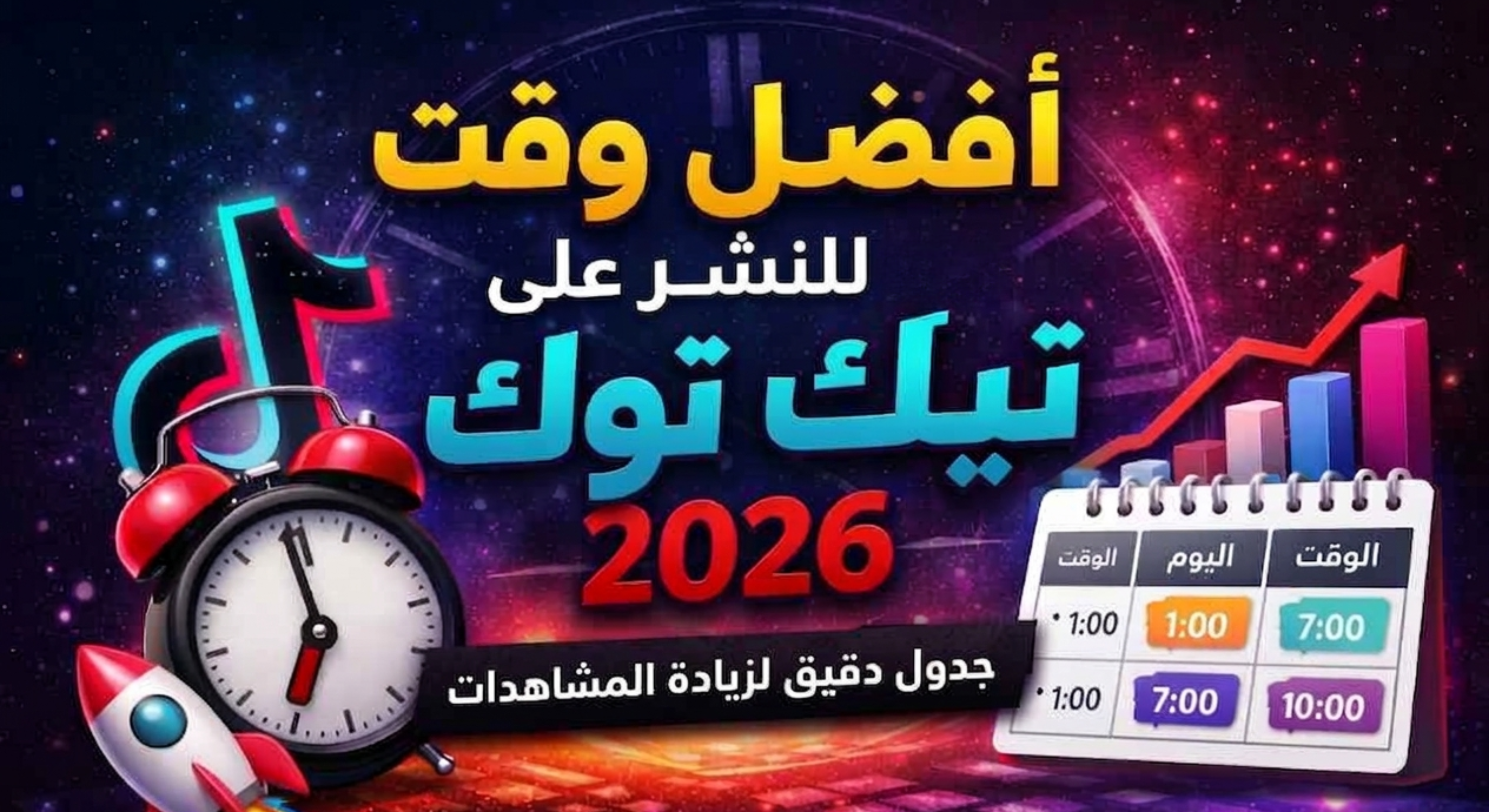أفضل وقت للنشر على تيك توك 2026.. السر الحقيقي لزيادة المشاهدات 10X