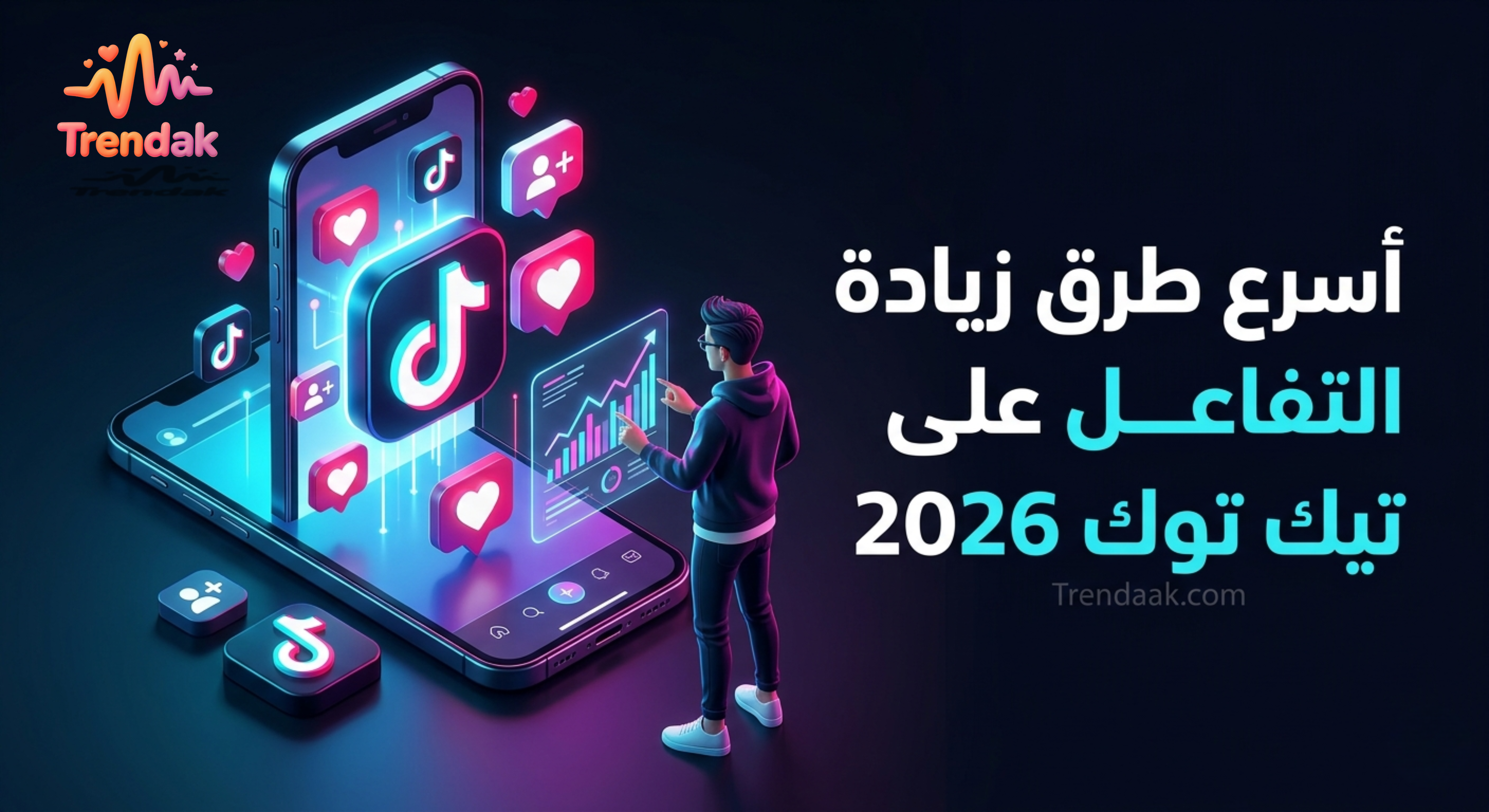 أفضل طرق زيادة التفاعل على تيك توك 2026 