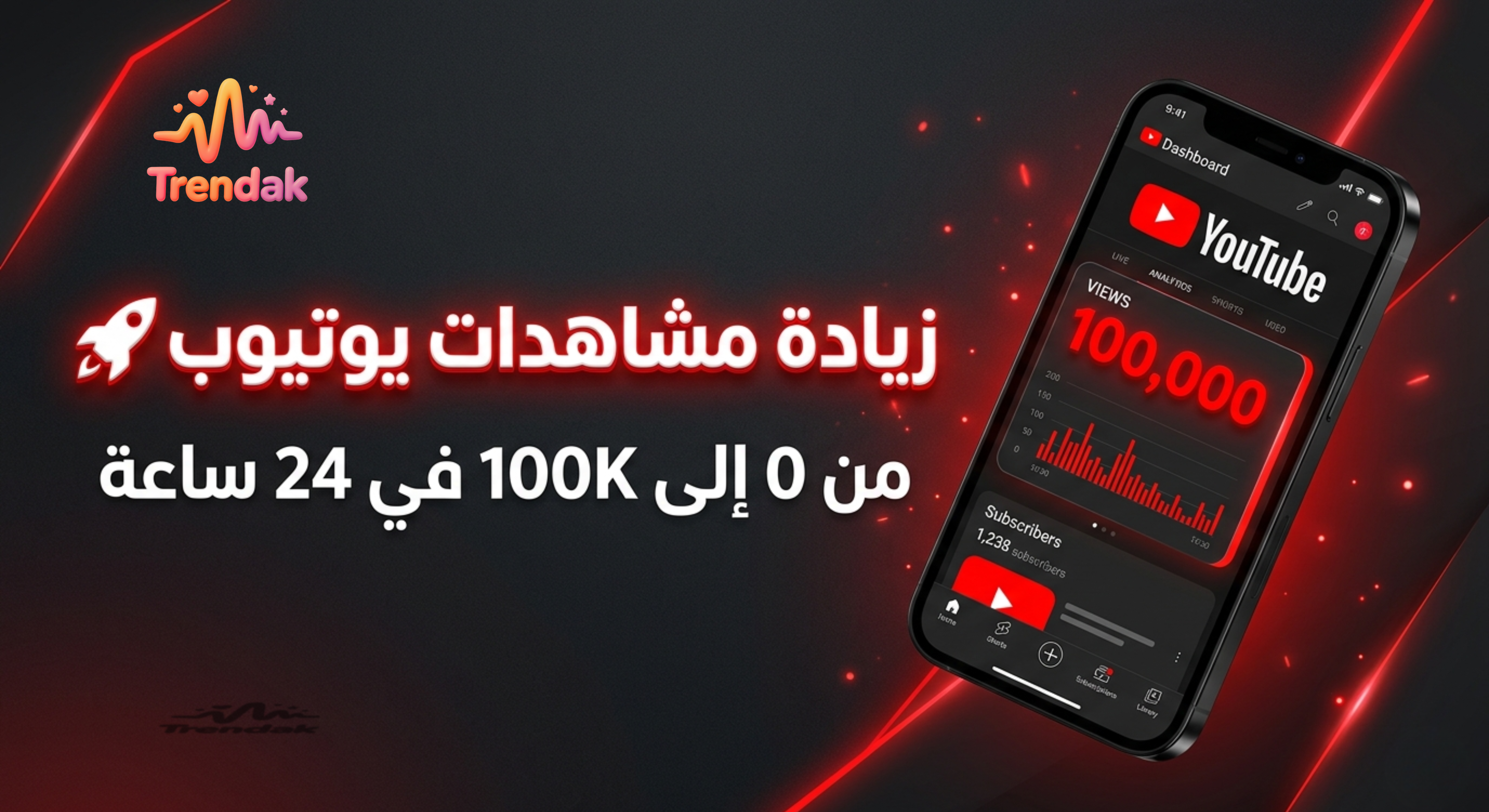 أفضل موقع لزيادة مشاهدات يوتيوب 2026 "نتائج حقيقية خلال 24 ساعة"